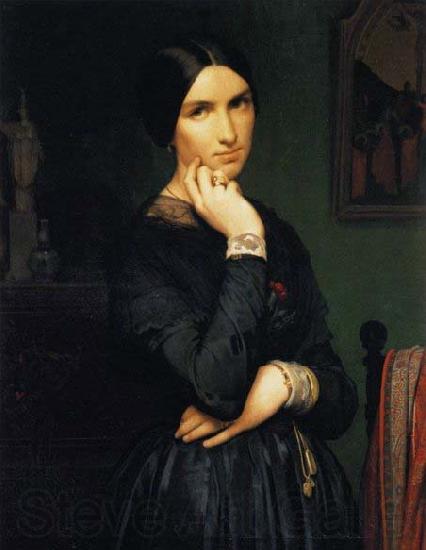 Hippolyte Flandrin Portrait of Madame Flandrin Germany oil painting art